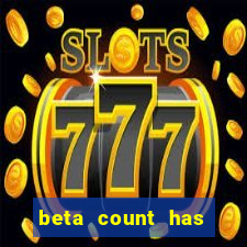 beta count has changed pt br